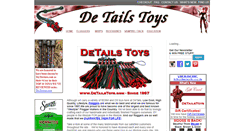 Desktop Screenshot of detailstoys.com